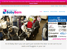 Tablet Screenshot of a3babybarn.co.uk